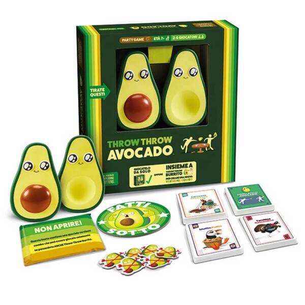 scatola verde con avocado